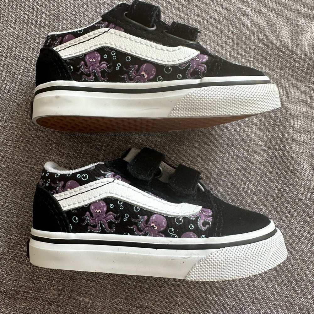 Toddler Old Skool V Glow Shoe Octopus Toddler 5.5